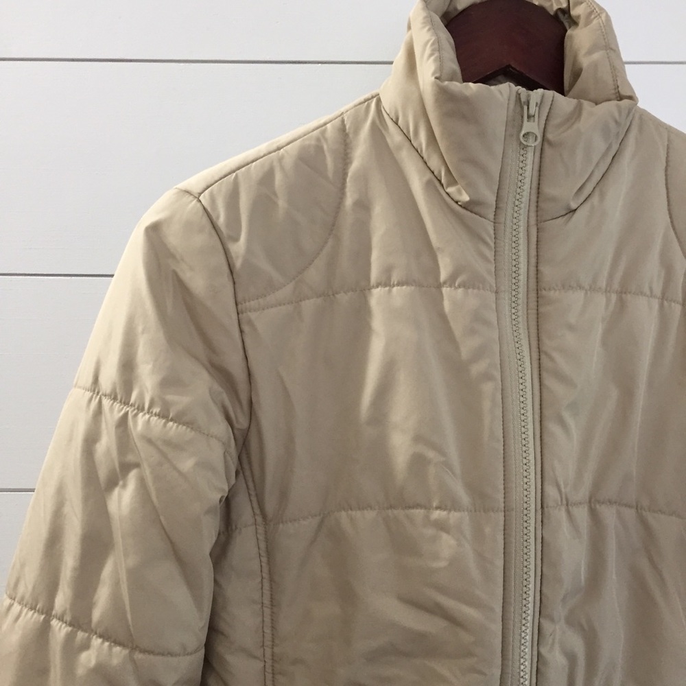 Lightweight Tan Zip Up Fall Jacket